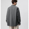 Fine Line Stripe Boxy Fit Long Shirt