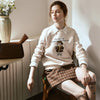 Parisian Stitch Crewneck Sweatshirt