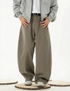 Cotton Retro Relaxed Trousers