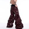 Stack Luxe Leather Wide-Leg