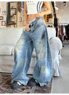Metro Heritage Faded Batik Graphic Denim