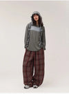 Red Check Work Trousers