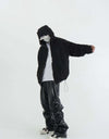 Moto Pleat Leather Trousers