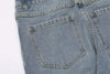 Vintage Punk Rock Baskılı Jean Pantolon, stil görünüm — Navra Wear