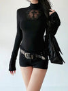 Yedinas Black Obsidian Cross Illustrated T-Shirt