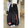 Autumn Durable Dark Black Stellar Bell Leg Denim