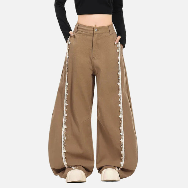 Shell Splice Wide-Leg