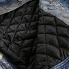 Graphic Chain Detail Denim Jacket