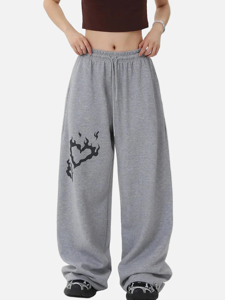 Hip-Hop Baskılı Jogger, önden görünüm — Navra Wear