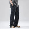 Wide Leg Kanat Baskılı Pantolon, yakın çekim — Navra Wear