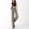 Flexible Slim High Waisted Bell Leg Denim