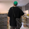 Concrete-Jungle Off-Duty K-Wave Print Wide-Body T-Shirt