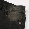 Bol Kesim Jean Pantolon, yakın çekim — Navra Wear