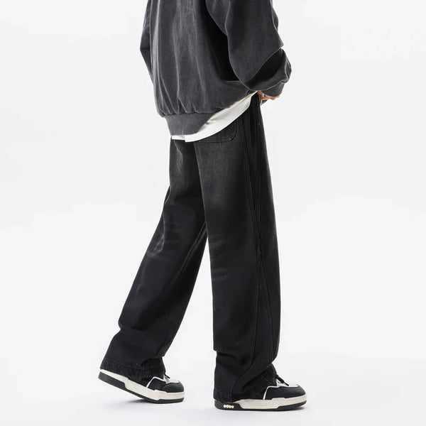 Classic Relaxed Relaxed Bell Leg Denim alternatif görünüm