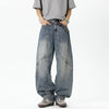 Metro Sleek Relaxed Fit Bell Leg Mosaic Denim