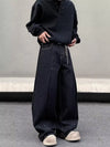 Wardrobe Staple Black Relaxed Bell Leg Denim