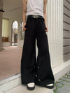 Wide Leg Pantolon, yakın çekim — Navra Wear