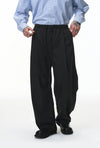 Wide Leg Keten Pantolon, kombin görünüm — Navra Wear