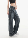 Women Heritage Rinse Utility Bell Leg Denim