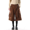 Long-lasting Timeless Personality Utility Denim Shorts