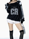 Time-Worn Lace Off Shoulder T-Shirt