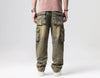 High-Rise Faded Relaxed Classic Denim