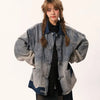 Eastern Classic Spliced Relaxed Denim Jacket