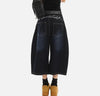 Timeless Casual Relaxed Plain Tone Denim Shorts