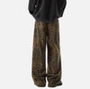 Metro Wild Print Bell Leg Denim