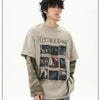 Camo Ripped Punk Long Sleeve Top