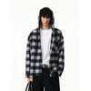 Heavyweight Plaid Hooded Retro Shirt