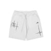 Verse Print Oversized Shorts