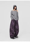 Leopar Desenli Pantolon, kombin görünüm — Navra Wear