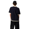 Old-Guard Snug Splicing Short Sleeve Sport-Collar Shirt