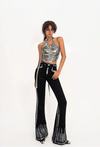 Wpmen Modern Fancy Black Classic Low Waisted Denim