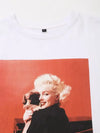 Vibrant Print Cotton Relaxed-Cut T-Shirt