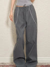 Elevated Color Loose Wide-Leg