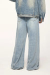 Easy Cut Blue Bell-Leg Denim