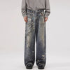 2000s Link Decoration Bell Leg Denim