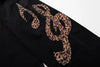 Leopar Desenli Jean Pantolon, stil görünüm — Navra Wear