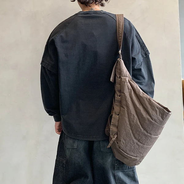 Fade Torn Boxy Sweatshirt alternatif görünüm