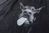 Acid-Rinsed Oversized Dobermann T-Shirt