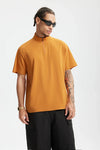Zip Urban Collar High T-Shirt
