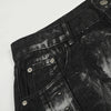 Metro Stud Mosaic Black Bell Leg Denim