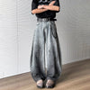 Plush Seoul Style Ombre Bell Leg Denim