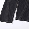 Vintage Yüksek Bel Baggy Jean Pantolon, yakın çekim — Navra Wear