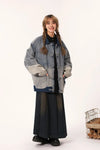Eastern Classic Spliced Relaxed Denim Jacket