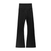 Black High-Rise Yoga Trousers
