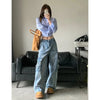 Women Classic Comfort Heritage Blue High-Rise Utility Denim