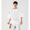 Everyday Japanes Style Air-Light Mesh V-Neck T-Shirt